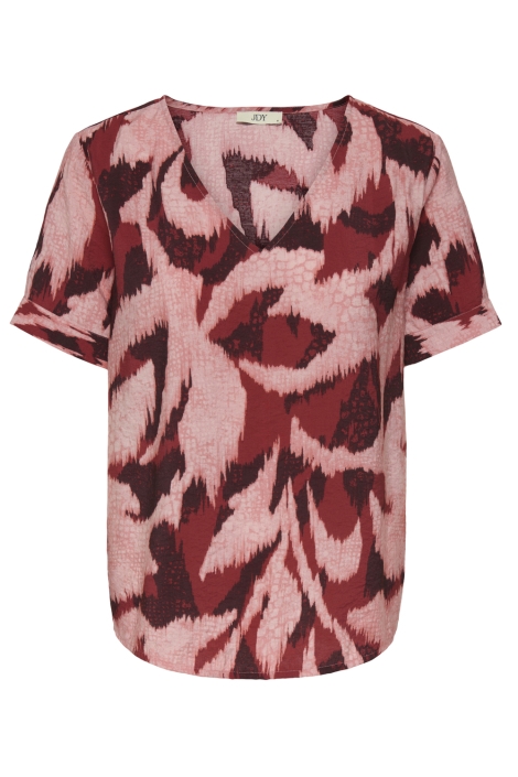 Jacqueline de Yong roze dames t-shirt | Vooraanzicht