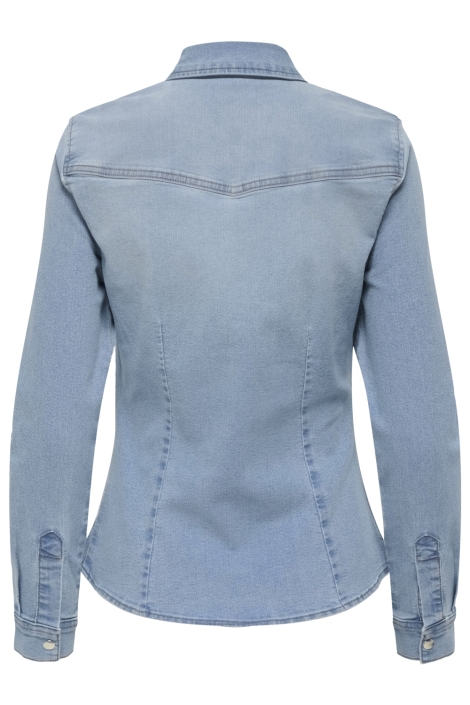 Jacqueline de Yong blauwe dames blouse | Achteraanzicht