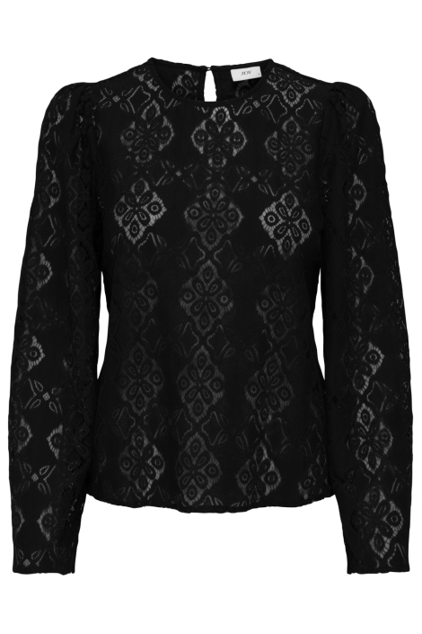 Jacqueline de Yong zwarte dames blouse | Vooraanzicht