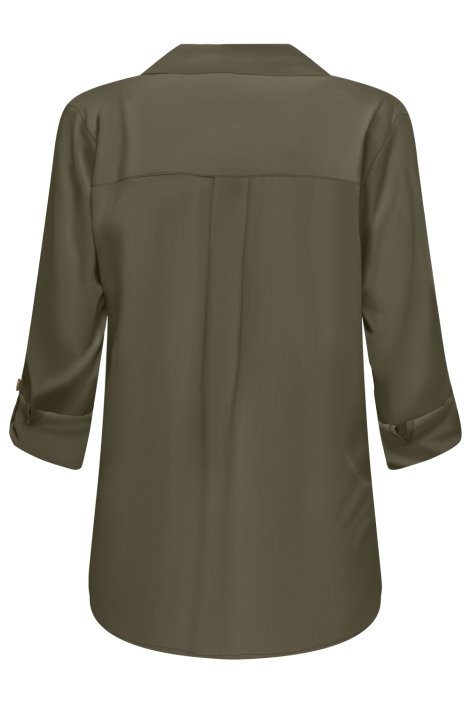 Jacqueline de Yong groene dames blouse | Achteraanzicht