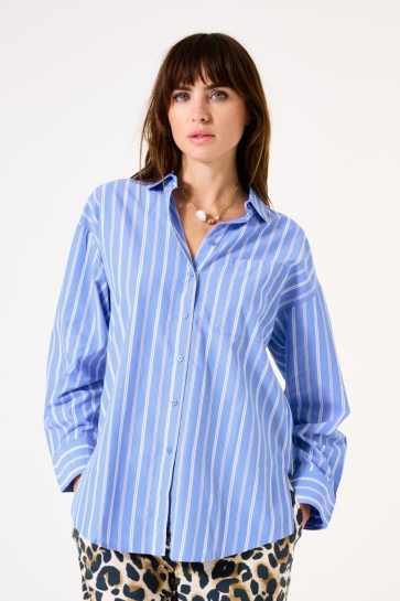 Garcia Blouse GESTREEPTE BLOUSE H50031 4814 PROVENCE