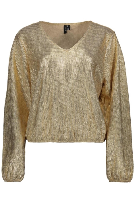 Vero Moda gouden dames t-shirt | Vooraanzicht