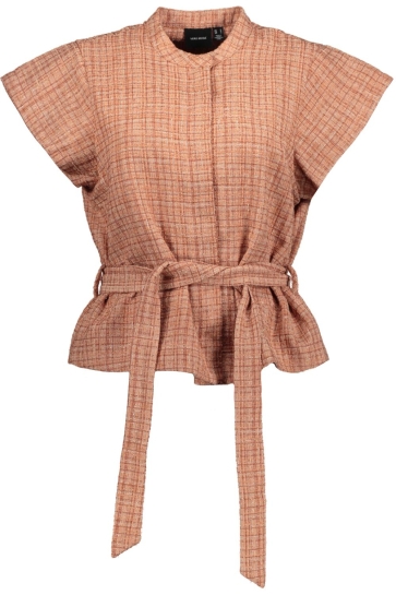 Vero Moda Vest VMNINA SS BELT VEST TOP EXP 10340931 ROSE ELEGANCE