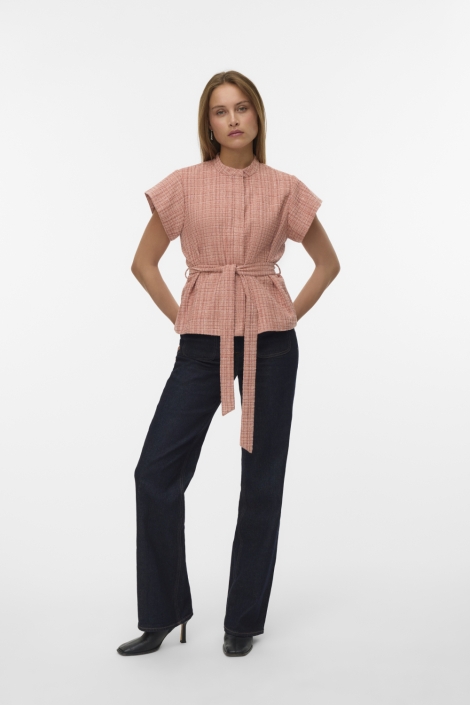 Vero Moda oranje dames gilet | Model