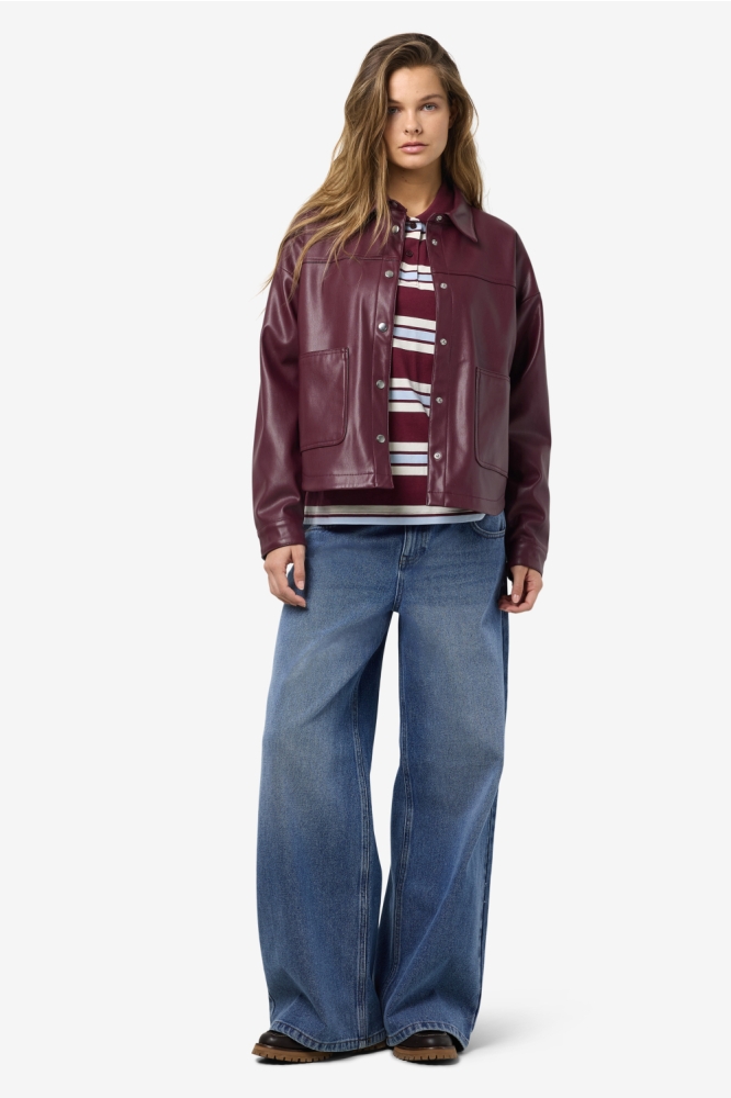 Noisy may bordeaux dames blouse | Model