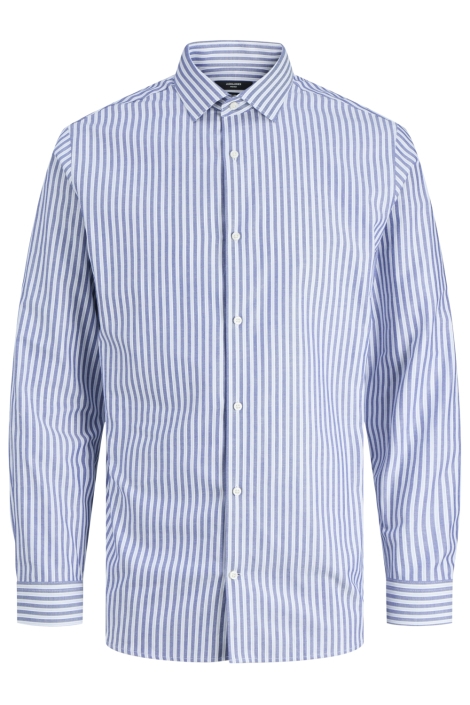 Jack & Jones blauwe heren overhemd | Vooraanzicht