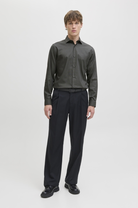 Jack & Jones grijze heren overhemd | Model