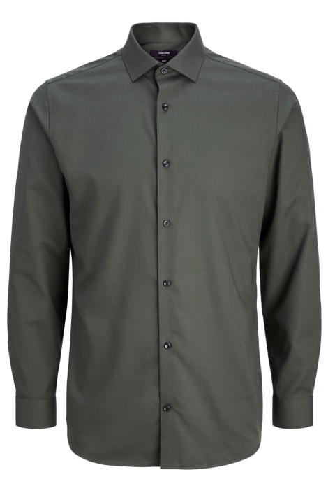 Jack & Jones groene heren overhemd | Vooraanzicht