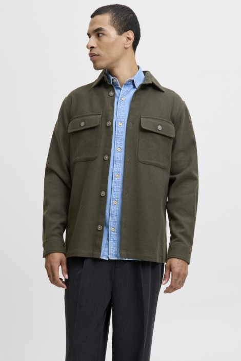 Jack & Jones groene heren overhemd | Model