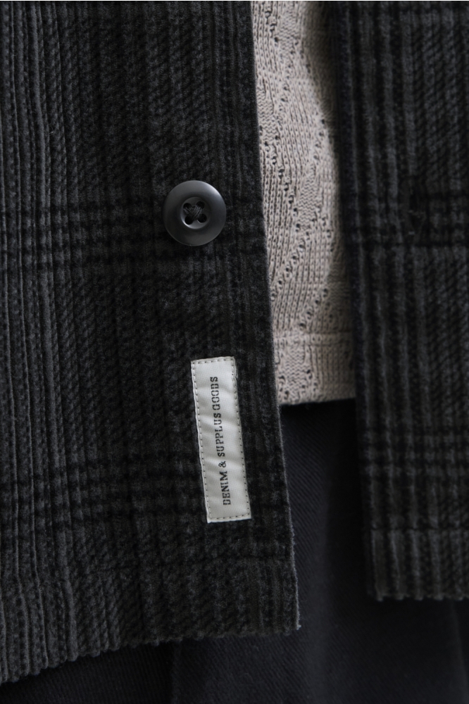 Jack & Jones grijze heren overhemd | Close up