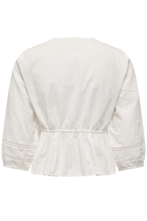 Only witte dames blouse | Achteraanzicht