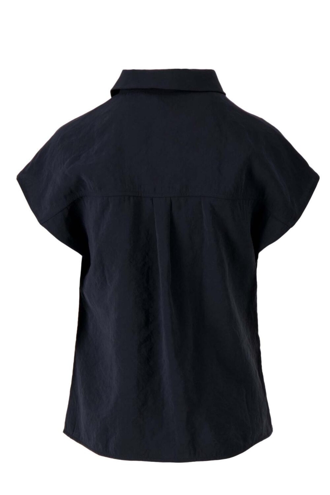 MODAL BLOUSE MOUWLOOS 0304 109 0000 ZWART