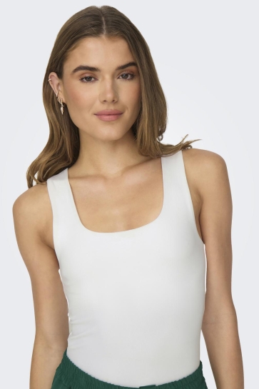 Only Top ONLEA S/L 2-WAYS FIT TOP JRS NOOS 15278090 BRIGHT WHITE