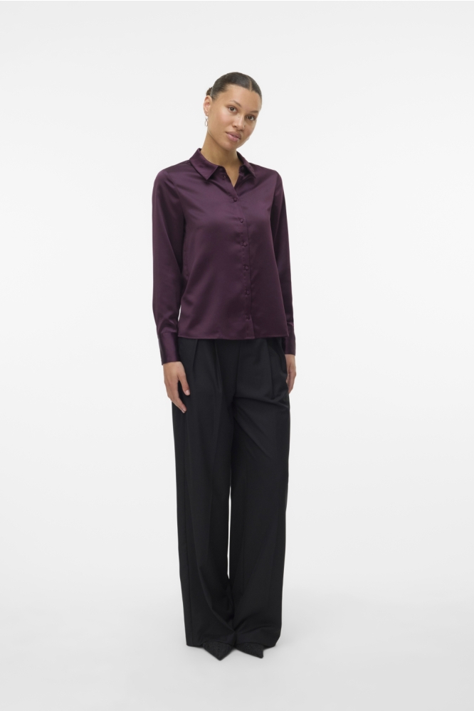 Vero Moda bordeaux dames blouse | Model