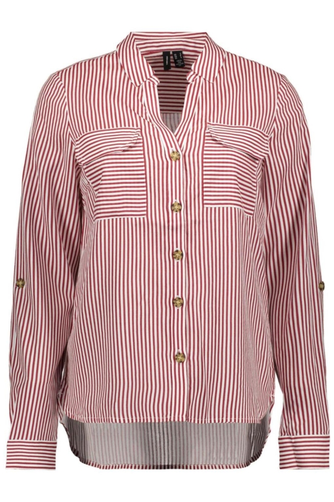 Vero Moda rode dames blouse | Vooraanzicht