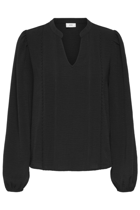 Jacqueline de Yong zwarte dames blouse | Vooraanzicht