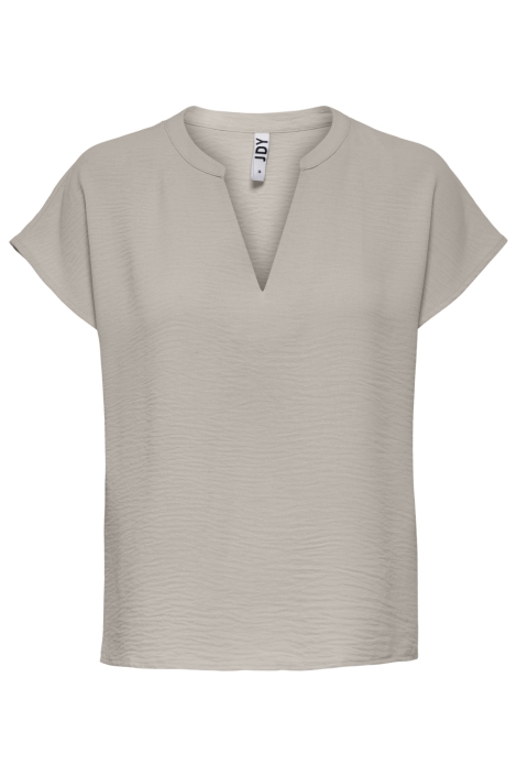Jacqueline de Yong beige dames t-shirt | Vooraanzicht