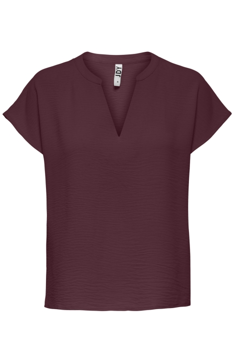 Jacqueline de Yong bordeaux dames t-shirt | Vooraanzicht