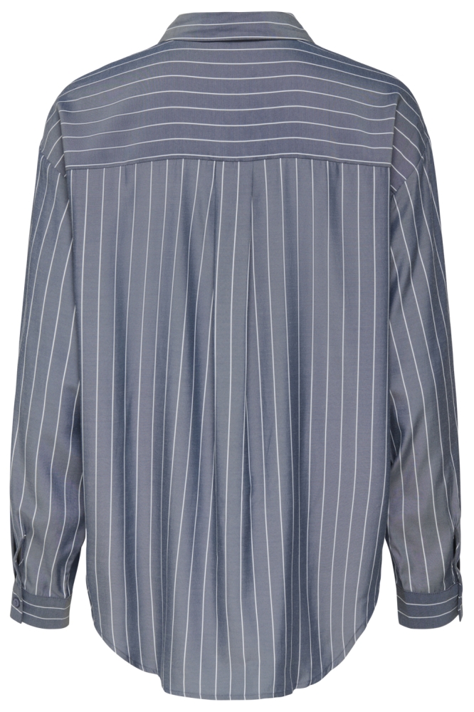 Jacqueline de Yong blauwe dames blouse | Achteraanzicht