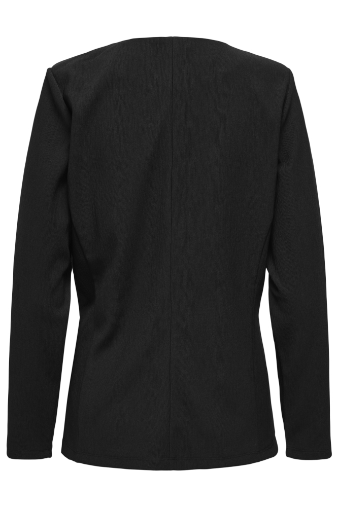 Jacqueline de Yong zwarte dames blouse | Achteraanzicht