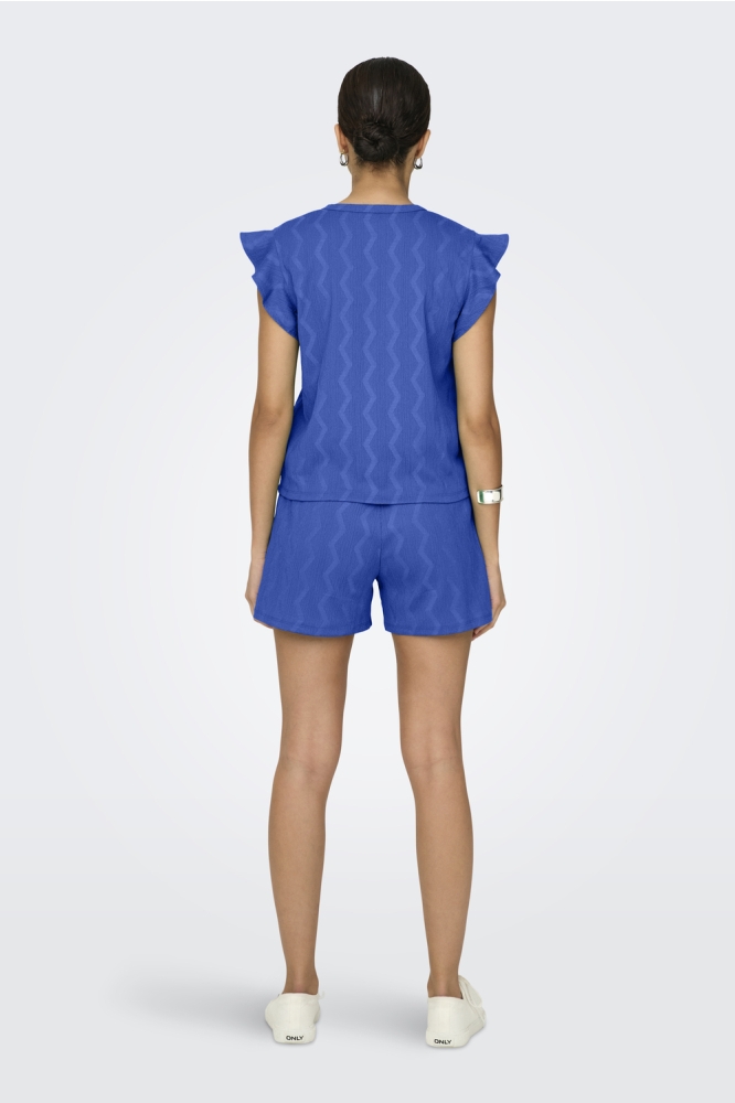 ONLDIA S/S V-NECK TOP CS CBO JRS 15357550 DAZZLING BLUE