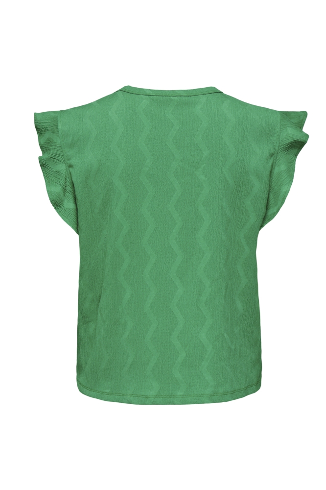 ONLDIA S/S V-NECK TOP CS CBO JRS 15357550 DEEP MINT