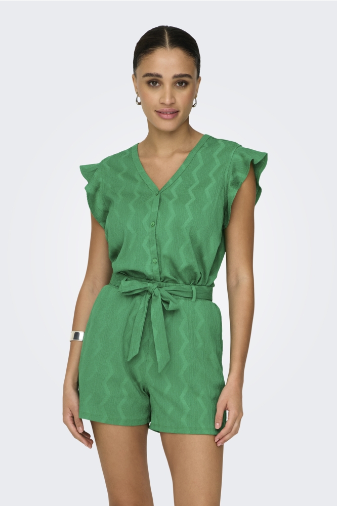 ONLDIA S/S V-NECK TOP CS CBO JRS 15357550 DEEP MINT