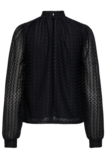 Only T-shirt ONLCOLBIE L/S TOP BOX JRS 15356169 Black
