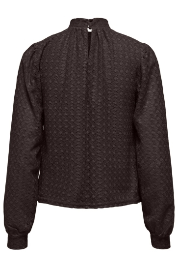 Only T-shirt ONLCOLBIE L/S TOP BOX JRS 15356169 Chocolate Torte
