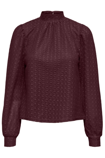 Only T-shirt ONLCOLBIE L/S TOP BOX JRS 15356169 Port Royale