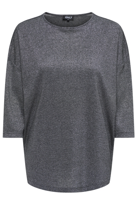 Only zwarte dames t-shirt | Vooraanzicht