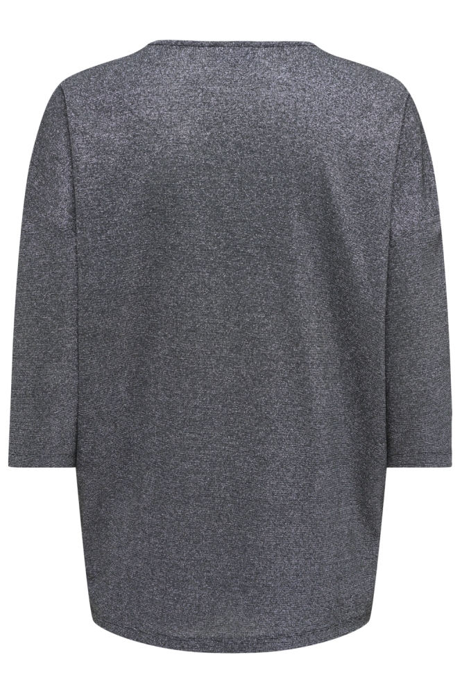 Only zwarte dames t-shirt | Achteraanzicht