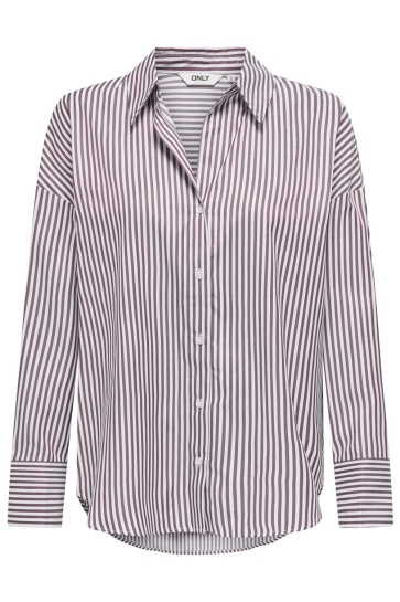 Only Blouse ONLOREGON SOLO SHIRT NOOS WVN 15314330 WINETASTING/SMALL BRIG