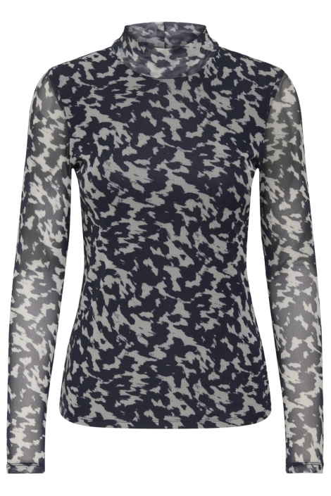 Only blauwe dames t-shirt | Vooraanzicht