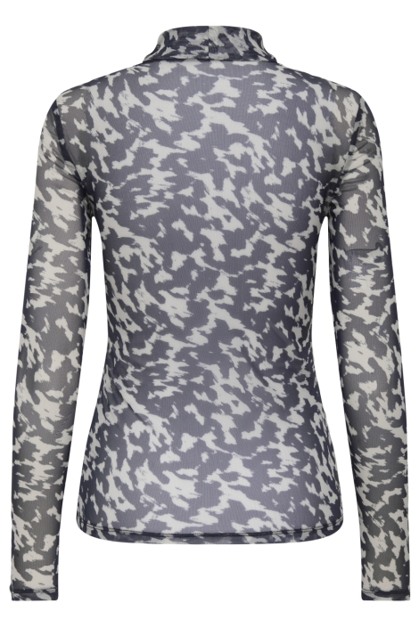 Only blauwe dames t-shirt | Achteraanzicht