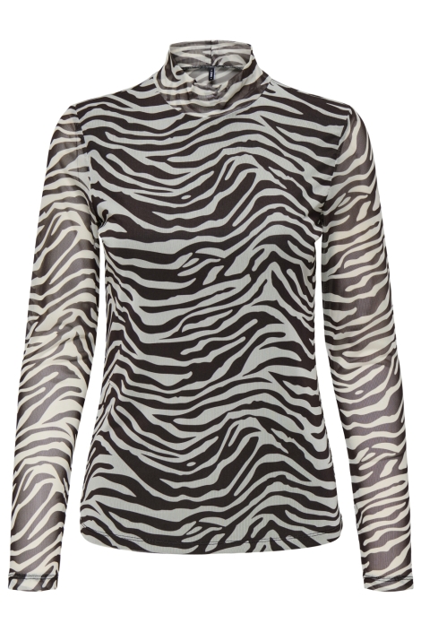 Only beige dames t-shirt | Vooraanzicht