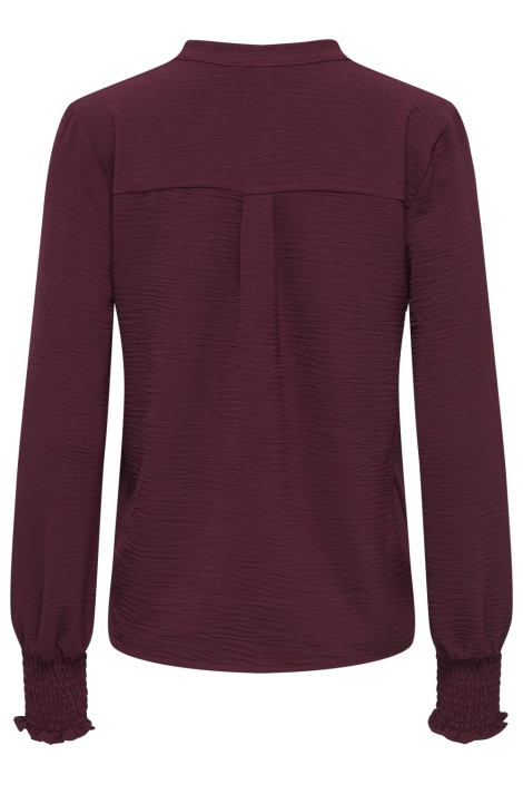 Only bordeaux dames blouse | Achteraanzicht