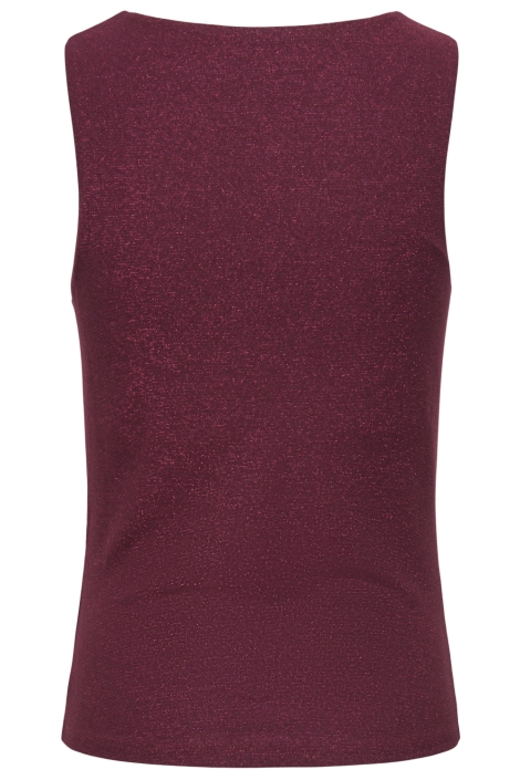 Only bordeaux dames top | Achteraanzicht