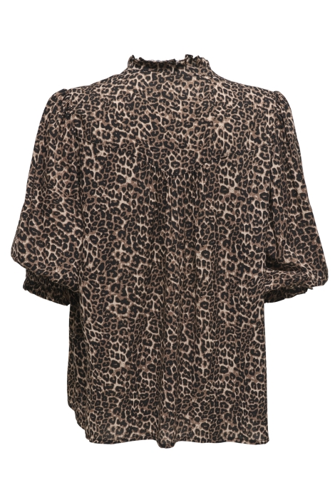 Only camel dames blouse | Achteraanzicht