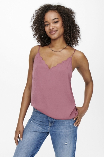 Only Top ONLDEBBIE SINGLET NOOS WVN 15176550 RENAISSANCE ROSE