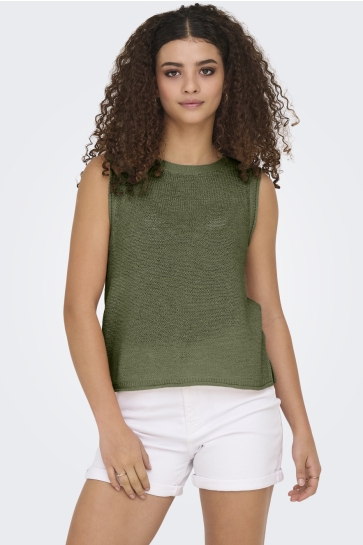 Only Top ONLSUNNY O-NECK TANK TOP KNT NOOS 15350925 Kalamata