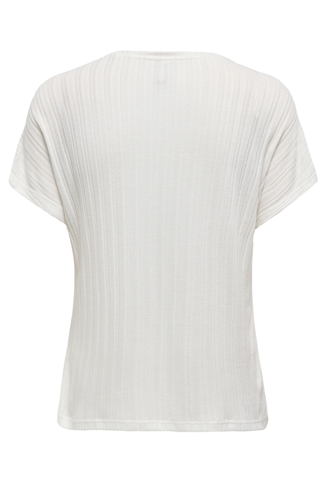 Only witte dames t-shirt | Achteraanzicht
