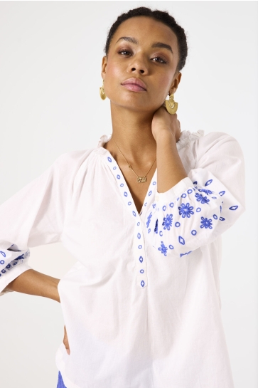 Garcia Blouse BLOUSE D50031 53 Off White