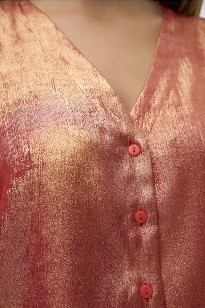 Vero Moda rode dames blouse | Kleurstaal