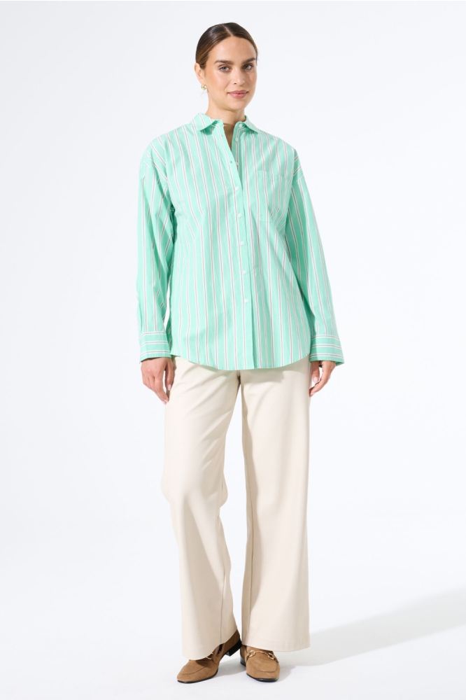 Garcia groene dames blouse | Model