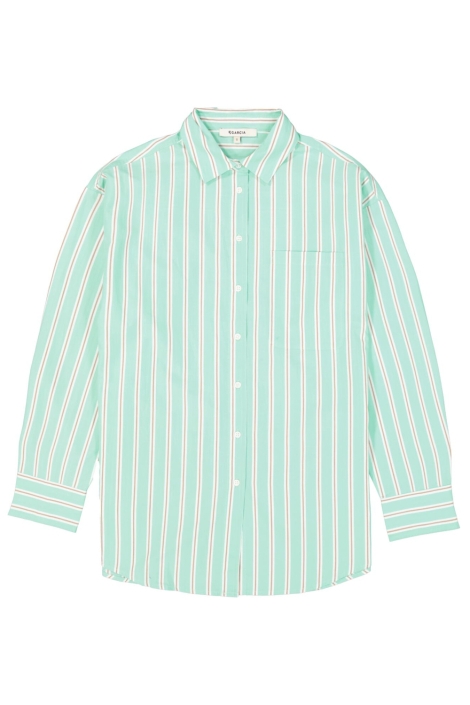 Garcia groene dames blouse | Vooraanzicht