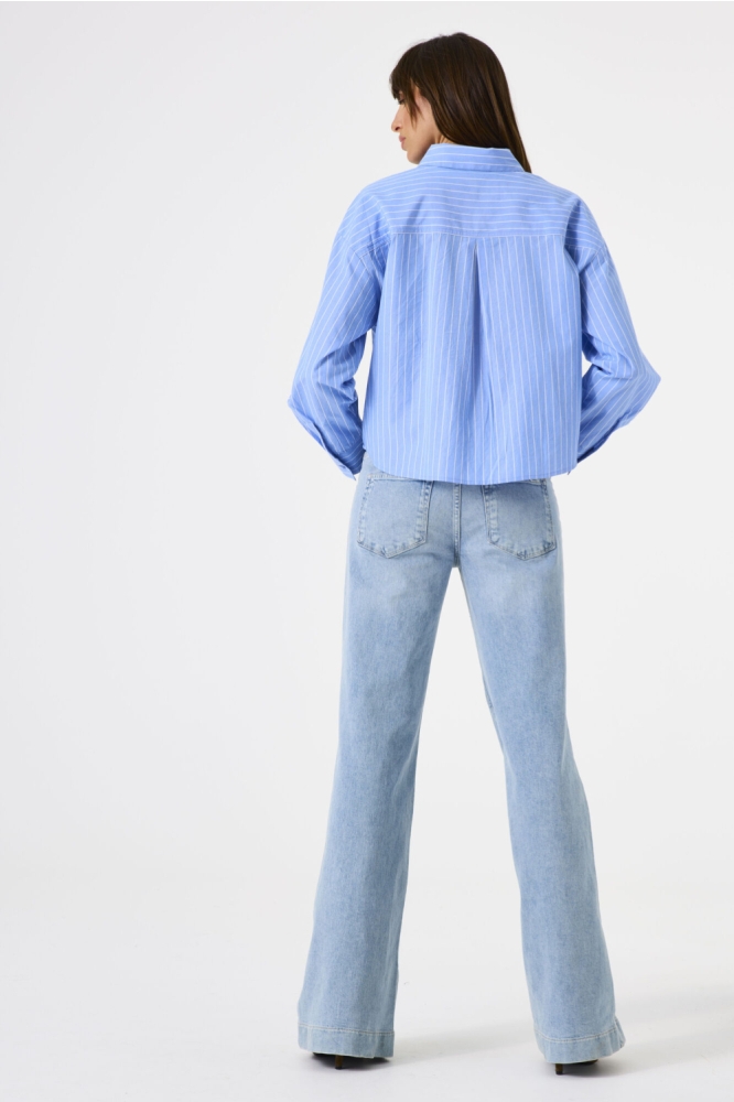 Garcia blauwe dames blouse | Model