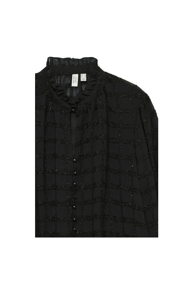 Vero Moda zwarte dames blouse | Close up