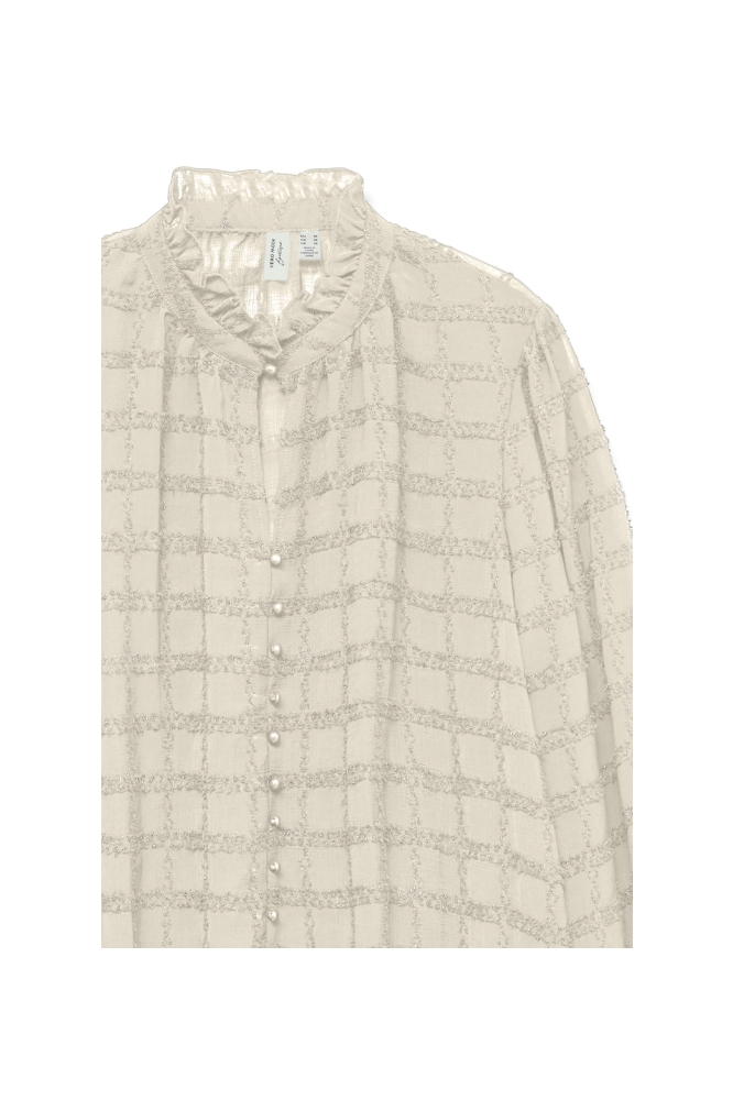 Vero Moda beige dames blouse | Close up