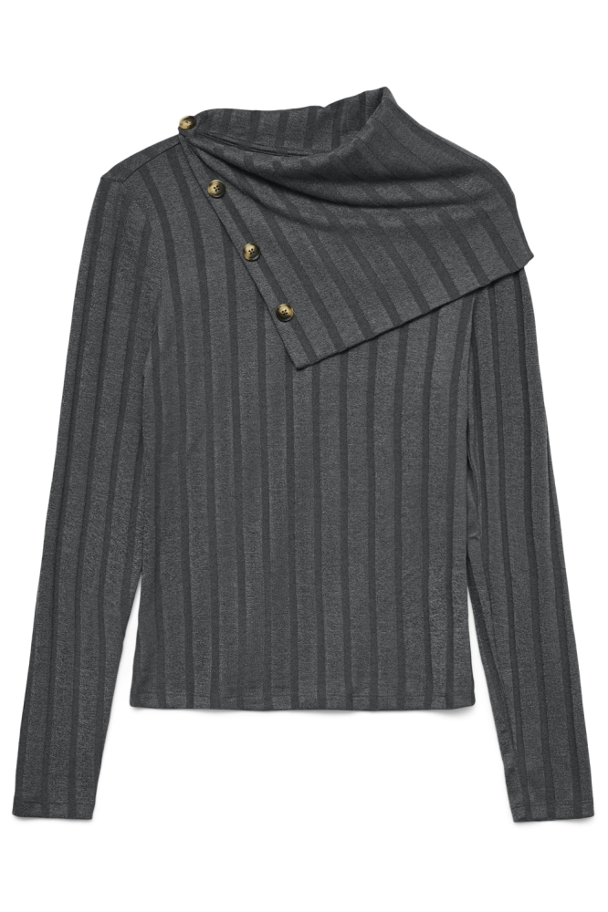 Vero Moda grijze dames t-shirt | Vooraanzicht